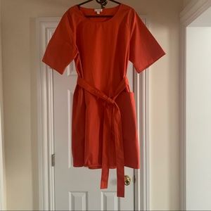 COS Cotton Dress with Ties Size M